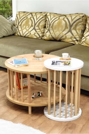 Hanah Home Peka-Set108 - Roble Zafiro y Blanco